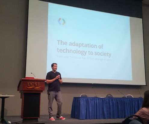 Speaking at UCSB